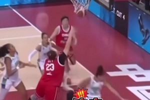 绝对力量面前一切都是浮云，巴西内线被刘禹彤各种弹飞...